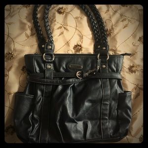 Rosetti Black Satchel